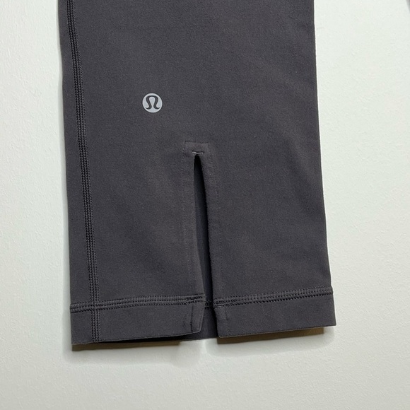 Lululemon Gather & Crow Crop Legging Soot Petite Fleur Silver Spoon Full On Luon - Picture 3 of 7